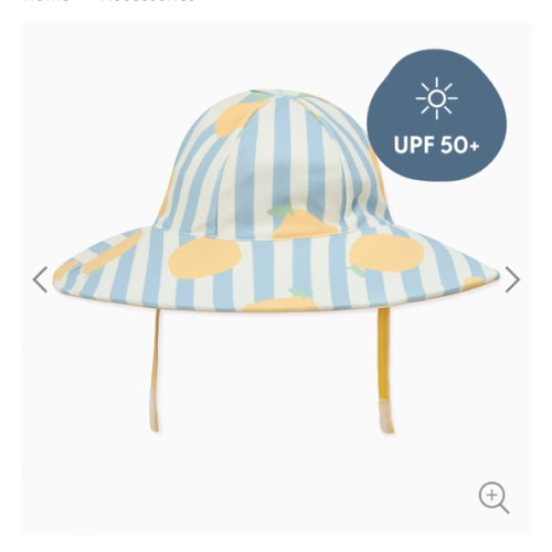 Lemon Floppy Sunsafe Hat with Strap