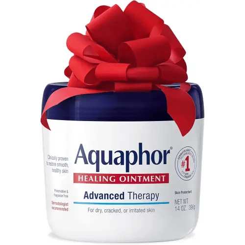 Aquaphor Healing Ointment, Advanced Therapy Skin Protectant, Multi-Purpose Healing Ointment and Body Moisturizer, Holiday Gifts for Self Care, 14 Oz Jar