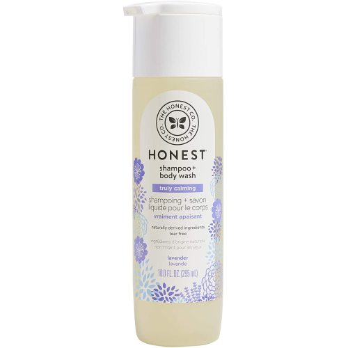 The Honest Company Truly Calming Lavender Shampoo + Body Wash, Tear Free Baby Shampoo + Body Wash, Naturally Derived Ingredients, Sulfate & Paraben Free Baby Wash, 10 Fl Oz - 10 Fl Oz (Pack of 1) - Dreamy Lavender