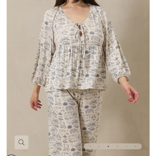 Bleu Toile Women’s Sleep Set