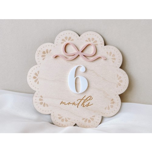 Baby Monthly Milestone Baby Girl Nursery Baby Name Sign for Hospital Baby Girl Milestone Card Hospital Name Sign Bow Milestone Baby Name Bow