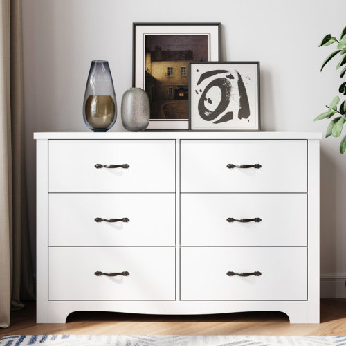 Lark Manor™ Antasek 6 Drawer 47.2'' W Double Dresser & Reviews | Wayfair