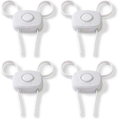 Safety 1st OutSmart™ Flex Lock, White, 4 Pack