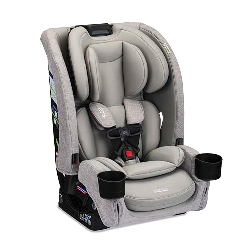 Britax One4Life Slim All-in-One Car Seat, 10 Years of Use, 17.5” SpaceSaver Design, Converts from Rear-Facing Infant Car Seat to Forward-Facing Booster Seat, ClickTight Installation, Parchment