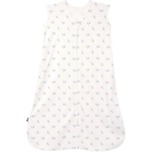 HALO Sleepsack, 100% Cotton Wearable Blanket, Swaddle Transition Sleeping Bag, TOG 0.5, Floral Vintage Stripe, Medium, 9-12 Months
