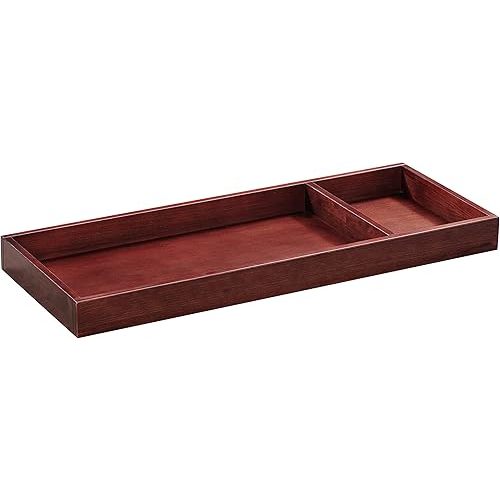DaVinci Universal Wide Removable Changing Tray (M0619) in Rich Cherry