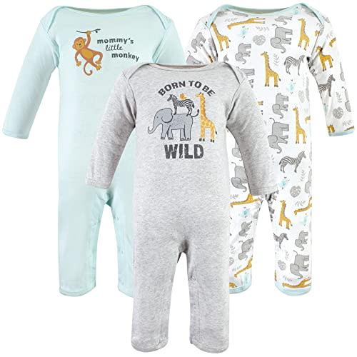 Hudson Baby baby-girls Cotton Coveralls