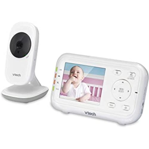 Vtech Vm3252 Baby Monitor, Video Baby Monitor With 2.8" LCD Screen, Moniteur Bébé With Temperature Sensor, Night Vision, Vox Mode
