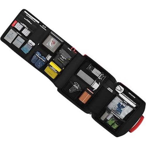 Family First Aid & CPR Kit - Emergency Medical Kit for The Entire Family, Child, Kids, and Youth. Perfect for Camping, Travel, Car, Hiking, Sports, Outdoor, and Home - First Aid Guide Life Safety Pro