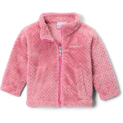 Columbia Youth Infant Fire Side Sherpa Full Zip Fleece Jacket, Rosette, 0/3