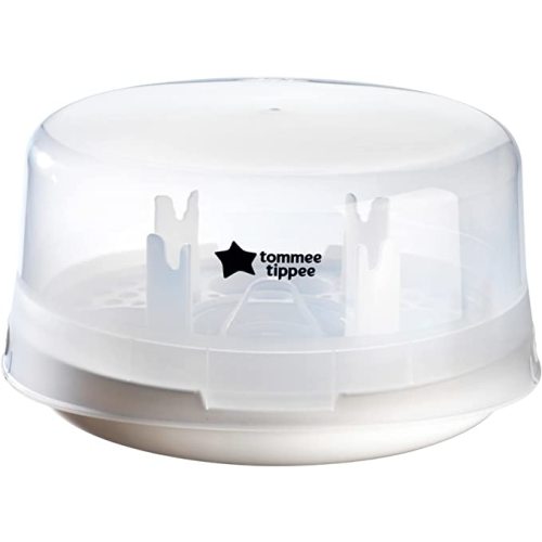 Tommee Tippee Microwave Steam Steriliser for Baby Bottles and Accessories, Kills Viruses and 99.9 percent of Bacteria, 4-Minute Sterilisation Cycle : Amazon.com.au: Baby
