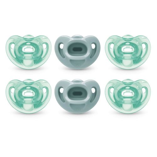NUK 6pk Comfy Pacifier 6-18 Months - Blue/Green