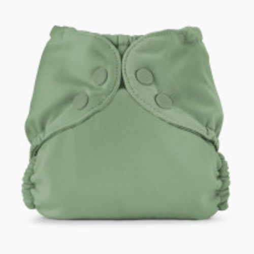 Esembly Recycled Diaper Cover (Outer) + Swim Diaper - Aloe, Size 2 (18-35 Lbs)