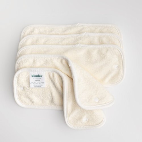 Regular - Newborn Size - Essential Cloth Diaper Insert - Bamboo Viscos – Kinder Cloth Diaper Co.