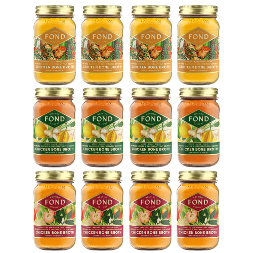 Alysa's Regenerative Postpartum Bone Broth Bundle - 12 Jars – FOND Bone Broth Tonics