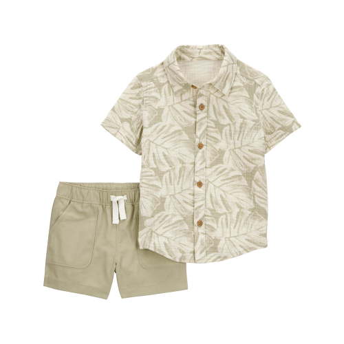 Carter's Child of Mine Baby and Toddler Boy Outfit Short Set, 2-Piece, Sizes 12M-5T