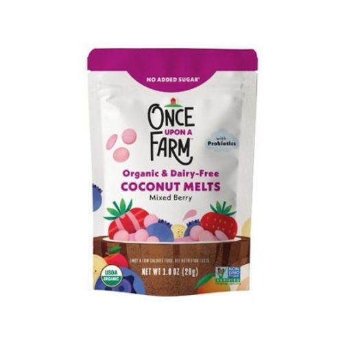 Once Upon a Farm Organic Dairy-Free Coconut Melts Mixed Berry Baby Food - 1oz