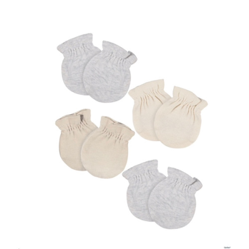 Gerber Baby Neutral Paquete de 4 Manoplas, 0-6 Meses