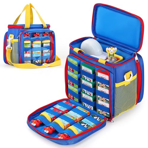 Carrying Case Compatible with Little Tikes Story Dream Machine Books Starter Set, Portable Storage Bag for Story Books, Audio Play & Character with Handle and Shoulder Strap