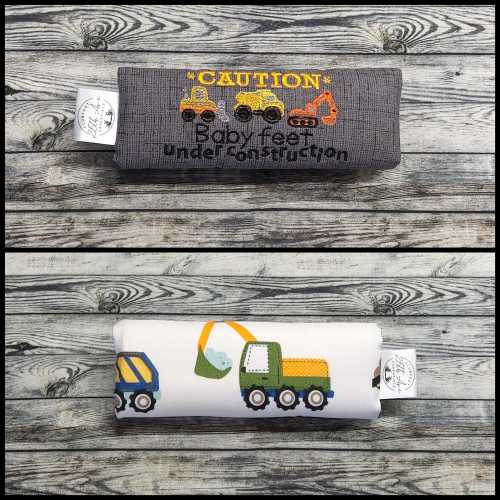 Clubfoot Bar Cover, Reversible Construction & embroidered quote design, 1/2" padding, high quality