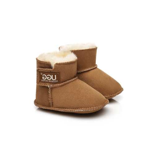 UGG Australian Shepherd Baby Australian Sheepskin Wool Booties Erin - Chestnut