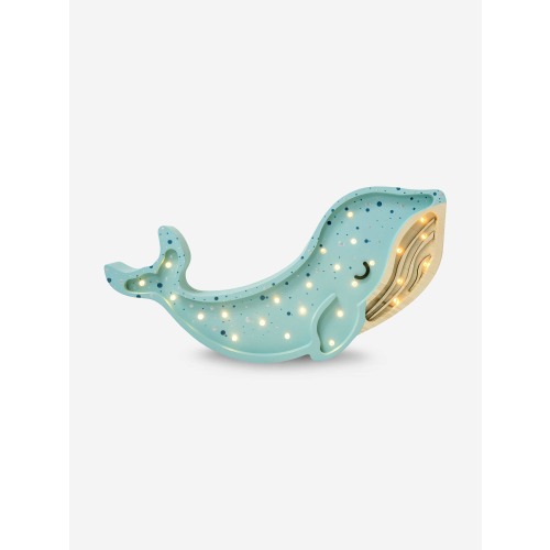 Little Lights Little Lights Whale Lamp in Blue (15.5x40x5.5 cm) | Childsplay Clothing