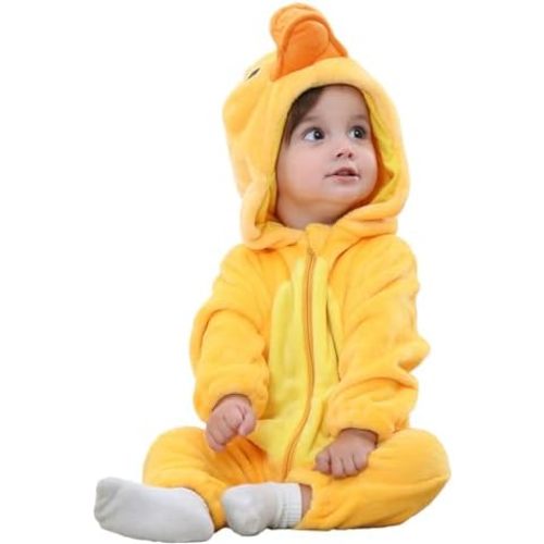 Dream cosplay Unisex Baby Costume,Baby Flannel Animal Halloween Home Clothing