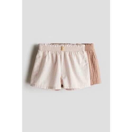 2-pack Smocked-waist Shorts