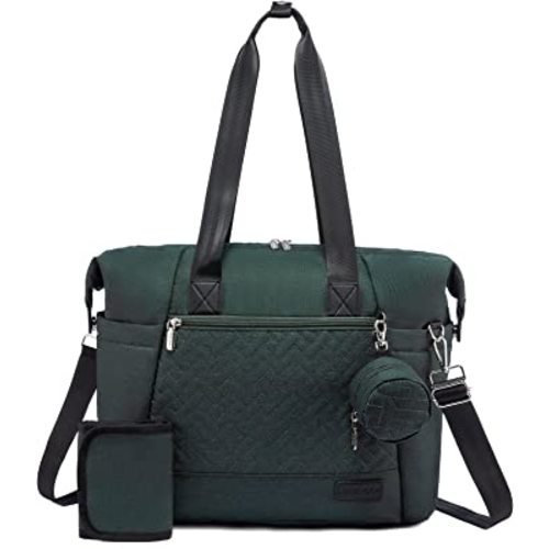 LOVEVOOK Diaper Bag Tote, Large Baby Diaper Bag Waterproof Travel Diaper Tote with Changing Pad