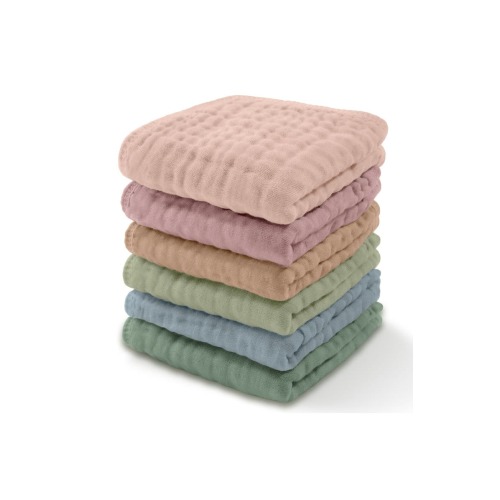 Muslin Washcloths - Pack of 6
