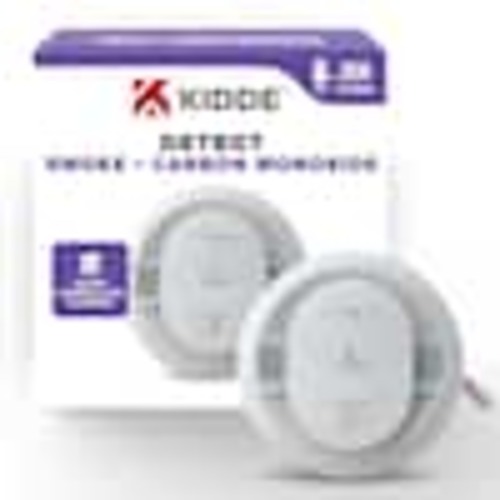 Kidde 10-Year Battery and Hardwired Smoke and Carbon Monoxide Detector, Interconnectable and LED Warning Lights 21031544 21031544