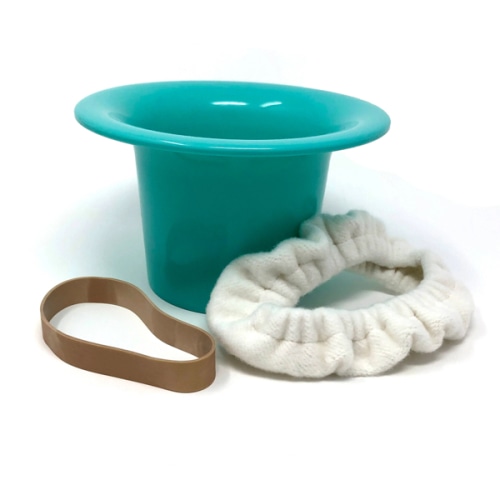 Top Hat Potty (with cozy and band) Teal