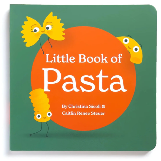 Little Book of Pasta | Classic Board Book for Baby & Toddler – Chunky Deli