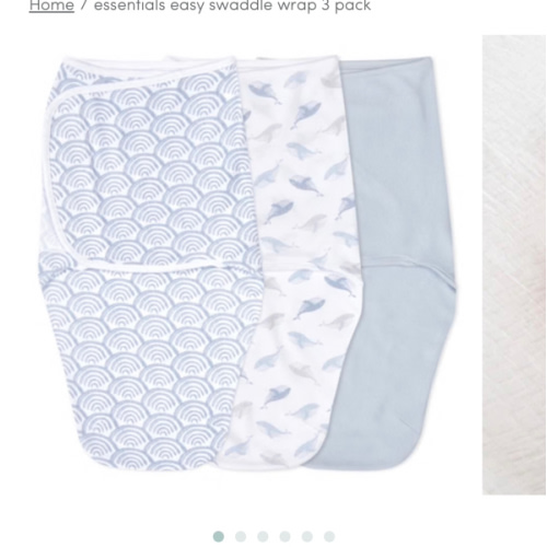 At Sea Easy Swaddle With No Zipper 0-3M | aden + anais
