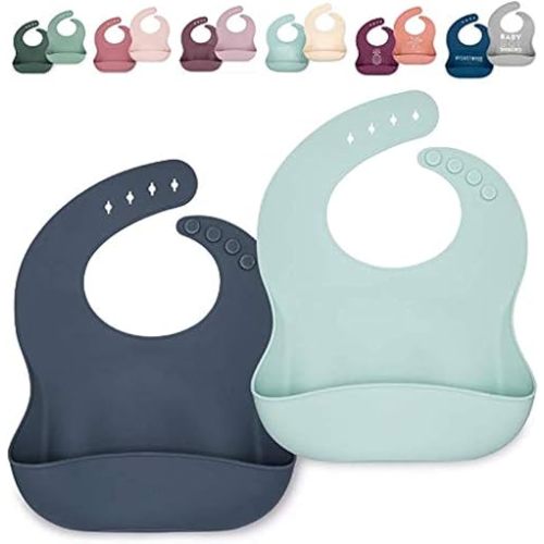Waterproof Silicone Bib Set