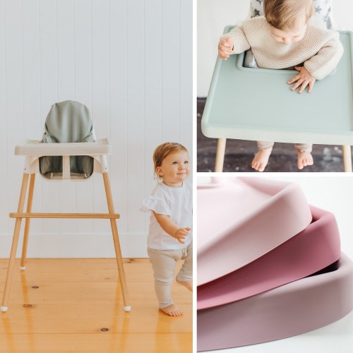 IKEA Antilop Highchair Covered Placemat - Silicone Tray Cover