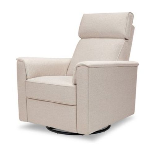 Namesake Willa Pro Power Glider Recliner w/ Power Lumbar - Performance Beach Eco-Weave