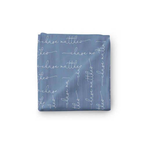 Personalized Baby Name Swaddle Blanket