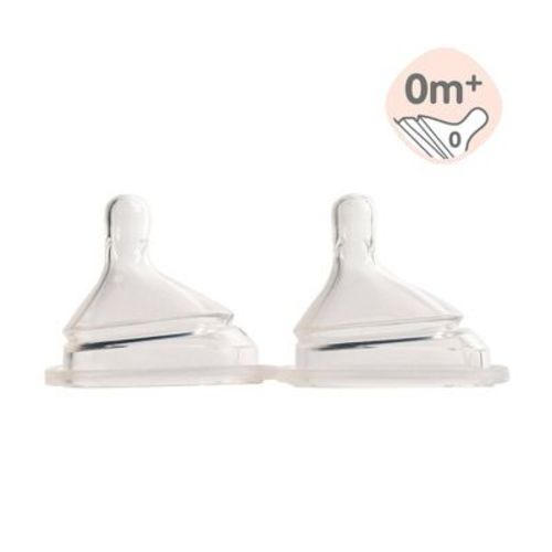 Hegen Anti-Colic Silicone Baby Bottle Nipples - Level 3 - Fast Flow - 2pk