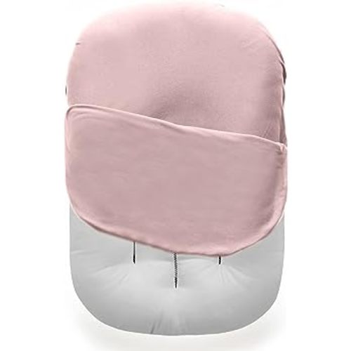 Amazon.com : MOZAH Baby Lounger Cover for Newborns - Soft Cotton Slipcover Fitting Most Infant Loungers and Baby Nest Loungers (Pale Mauve - Dusty Pink) : Baby