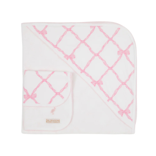 Rub-A-Dub Gift Set - Belle Meade Bow with Palm Beach Pink