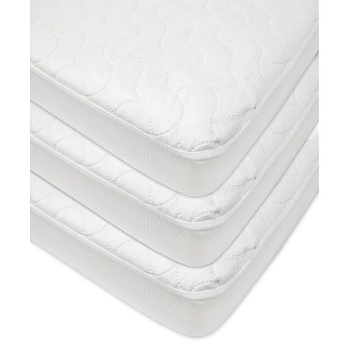 3 Pack Waterproof Fitted Crib and Toddler Mattress Protector