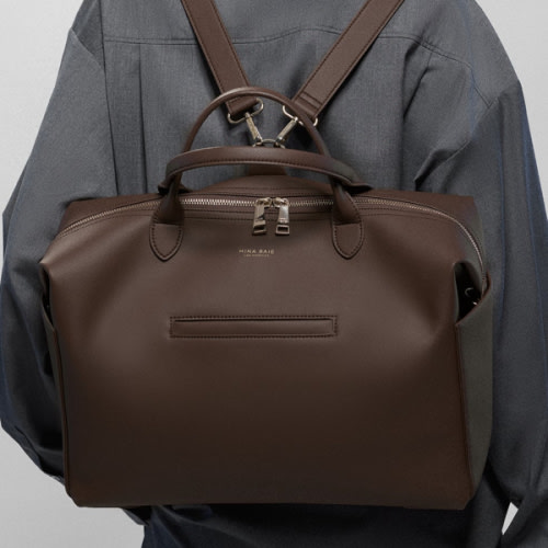 MINA BAIE Diaper Bag - Emmy Full (Coco)
