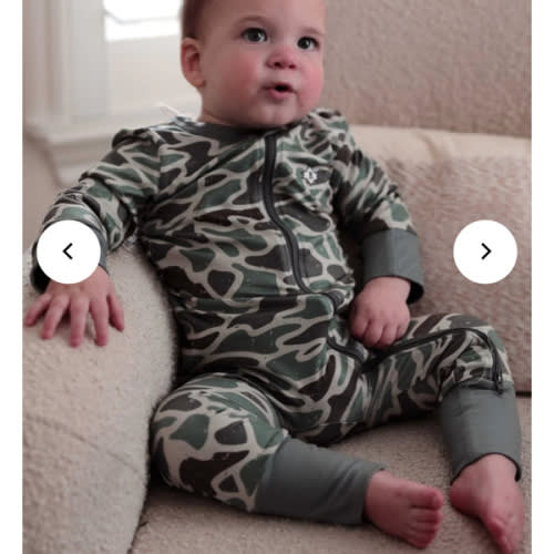 Baby Zip Up - Retro Duck Camo – BURLEBO