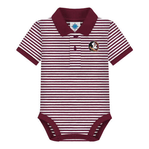 Florida State Seminoles Striped Polo Bodysuit | College Baby