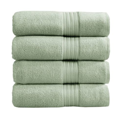 100% Cotton Quick-dry Everday Towel Set - Great Bay Home (6 Pack Hand Towels, Seagreen)