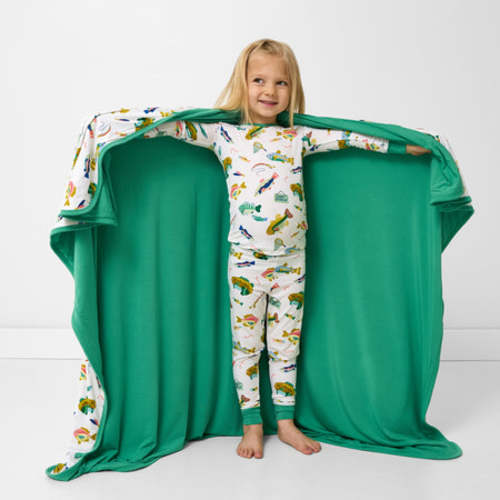 Gone Fishin' Large Cloud Blanket®
