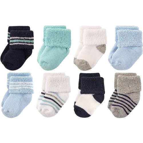 Luvable Friends Baby Newborn and Baby Terry Socks
