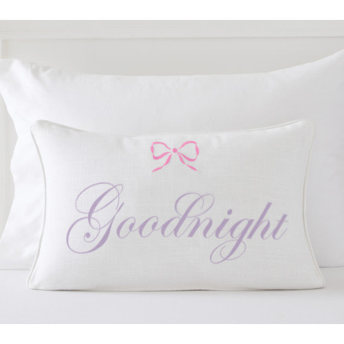 Bow Icon Personalized Pillow Cover