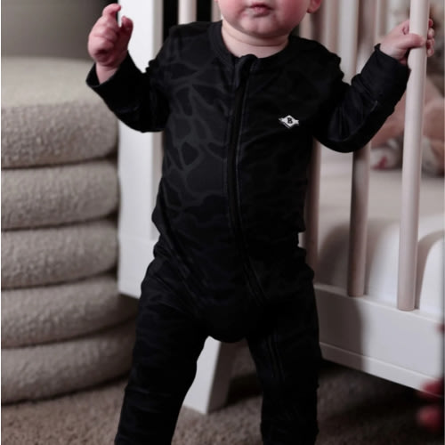 Baby Zip Up - Black Camo – BURLEBO